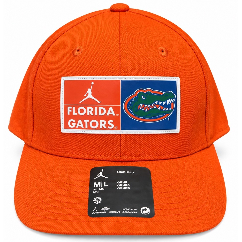Jordan Florida Gators Club Cap Orange Mens Adjustable Hat JC28-89M-UFN-NFY M/L
